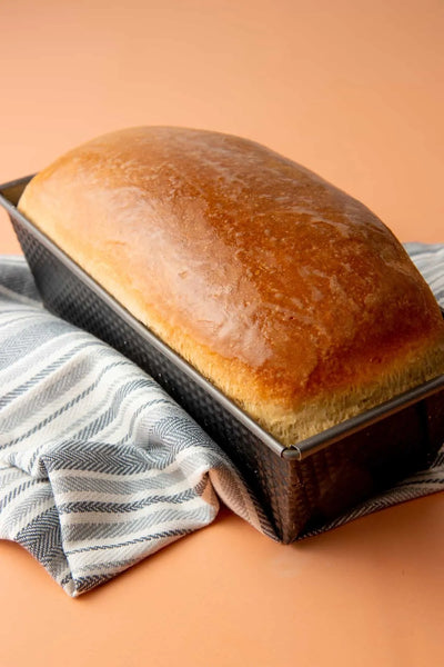 Homemade White Sandwich Bread Loaf